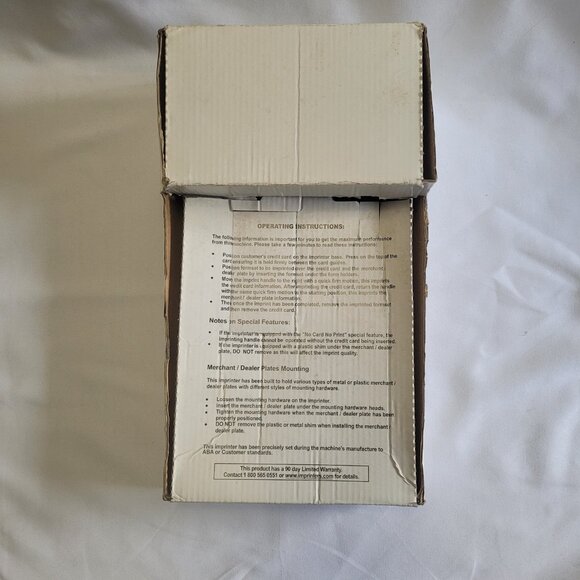 Addressograph Bartizan Manual Credit Card Imprinter #4850 -Works perfectly - Picture 6 of 7